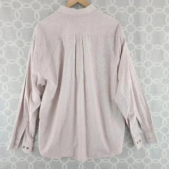 Cabela's Button Down Striped Men's Shirt XL - Picture 3 of 8